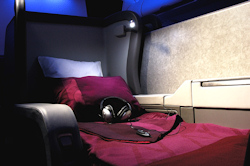 Activate the in-built massager and relax in style on Qatar Airways
